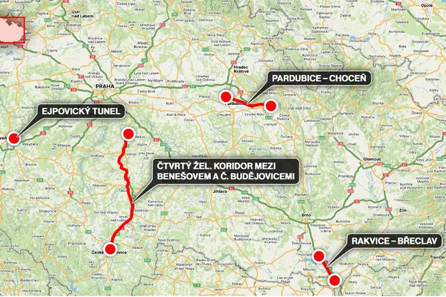Минтранс Чехии изучает возможность движения поездов со скоростью 200 км/ч