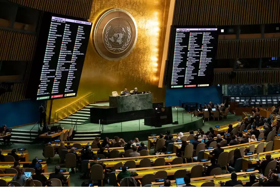 Чехия в ООН проголосовала против резолюции о прекращении огня на Ближнем Востоке