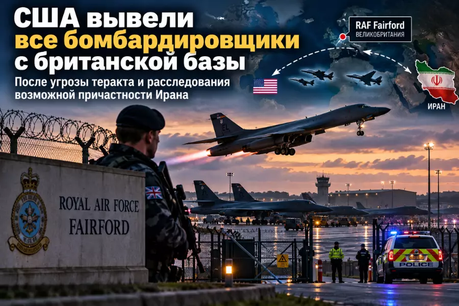 США вывели все бомбардировщики с британской базы после угрозы теракта