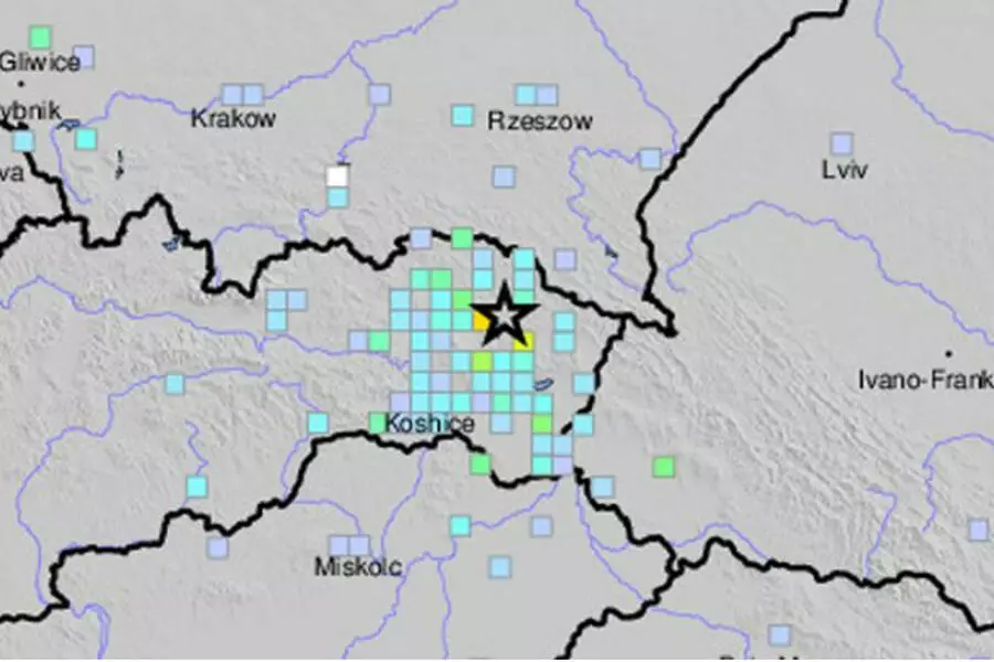 В Словакии произошло землетрясение магнитудой 5 баллов