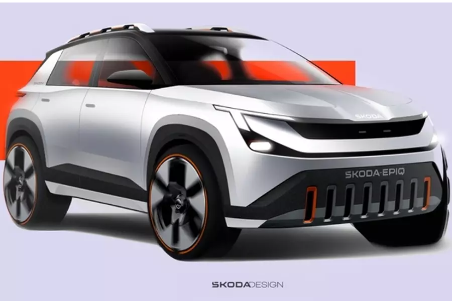 В 2025 году выйдет городской электрокроссовер Škoda Epiq за 600 000 крон