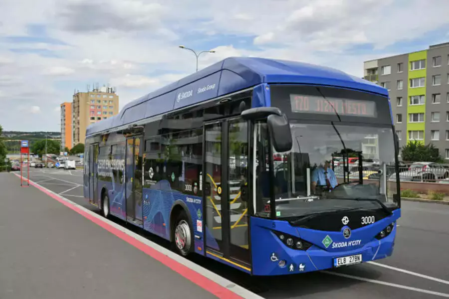 В Праге сняли с эксплуатации опытный прототип водородного автобуса