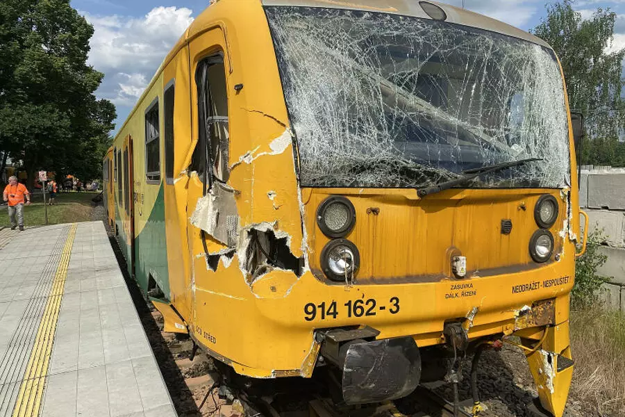 Авария на железной дороге в чешском Либерецком крае