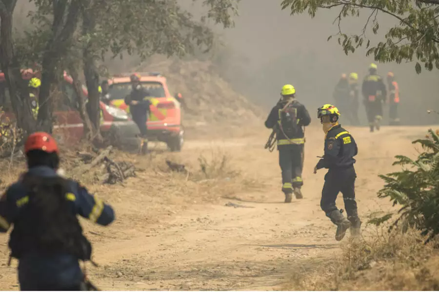 Чешские пожарные рассказали о своей службе в Греции на тушении лесных пожаров