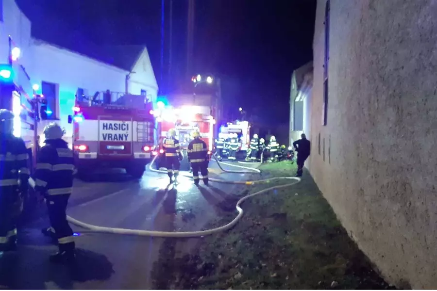 Пожарные Чехии потушили 260 возгораний в новогоднюю ночь