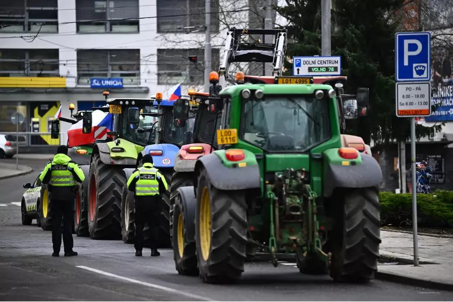 Чешские фермеры планируют заблокировать дороги в Праге 19 февраля