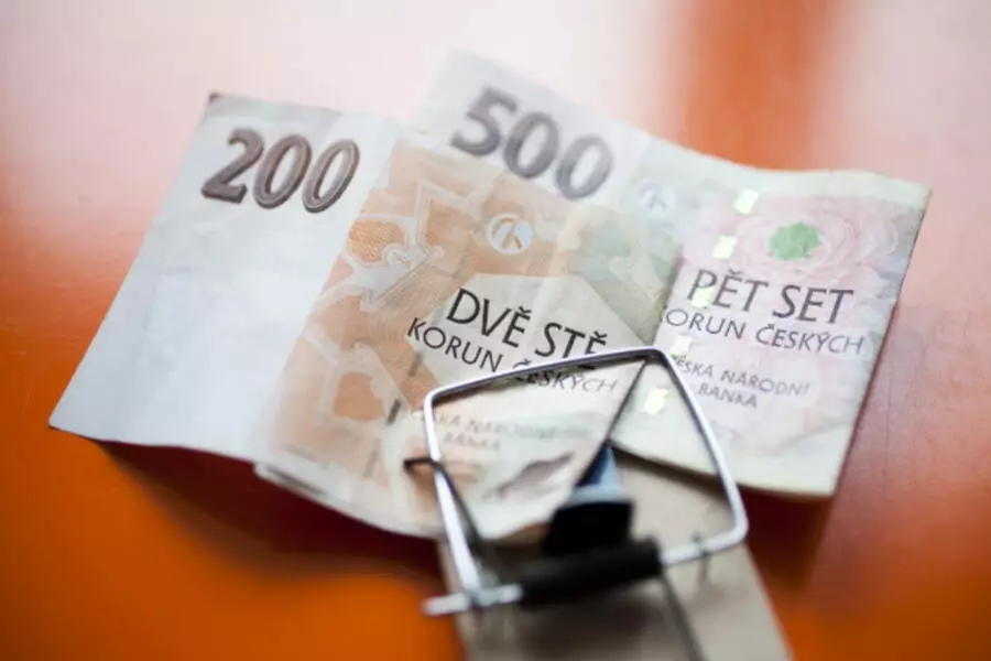 Общий непогашенный долг домохозяйств Чехии достиг рекордного роста за последние 10 лет