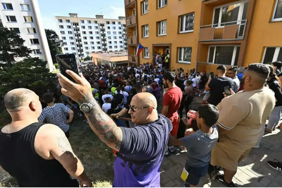 18 июля цыгане провели антиукраинский марш в Брно