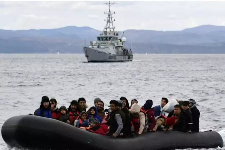 Крушение лодки с мигрантами у берегов Греции