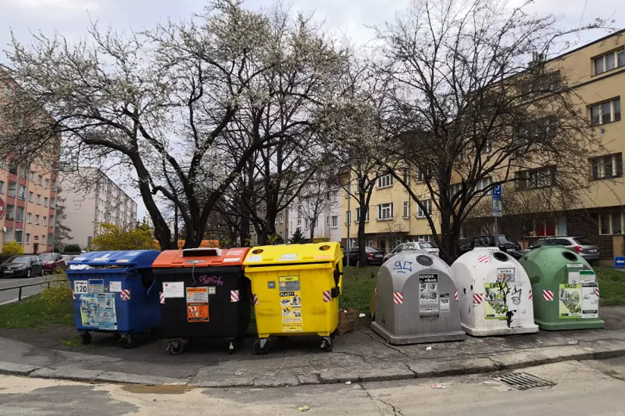Жители Праги за прошлый год увеличили долю сортированного мусора