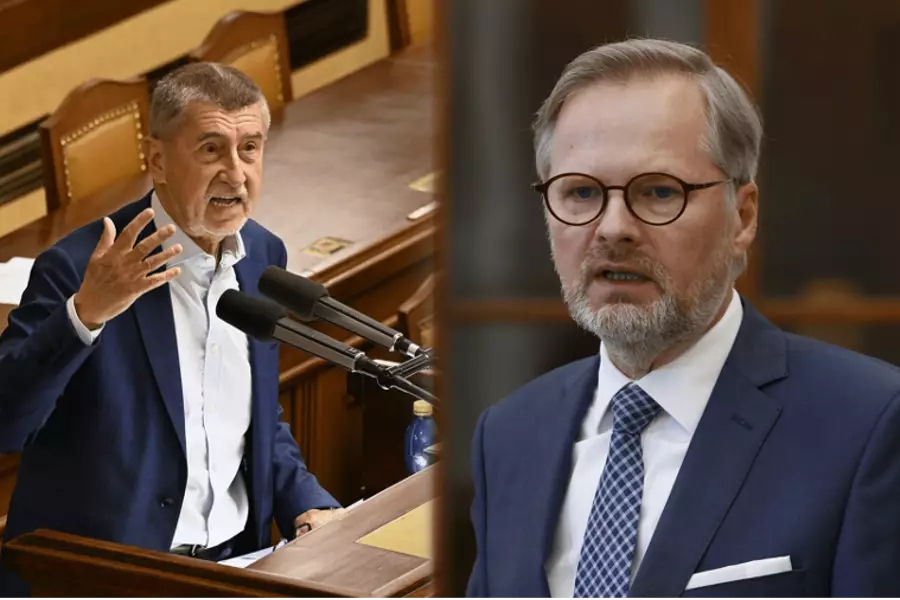 В соцсетях прошла словесная перепалка между премьером Чехии Фиалой и оппозиционером Бабишем