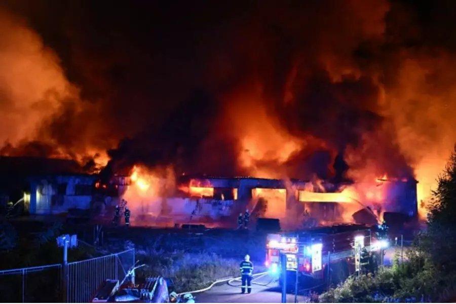 Пожар на заводе «Юта» в Турнове нанес ущерб в 160 млн крон