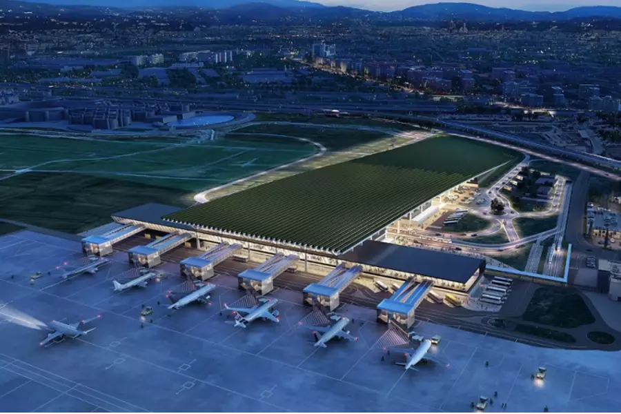 Новый аэропорт Флоренции будет иметь огромный виноградник на своей крыше