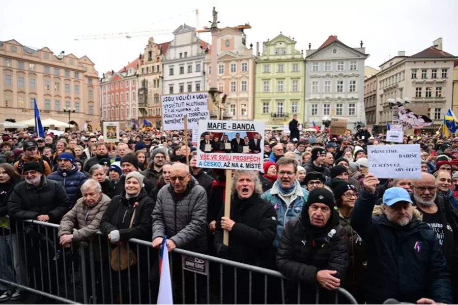 В Праге прошла акция «Миллион мгновений за демократию» против новой коалиции