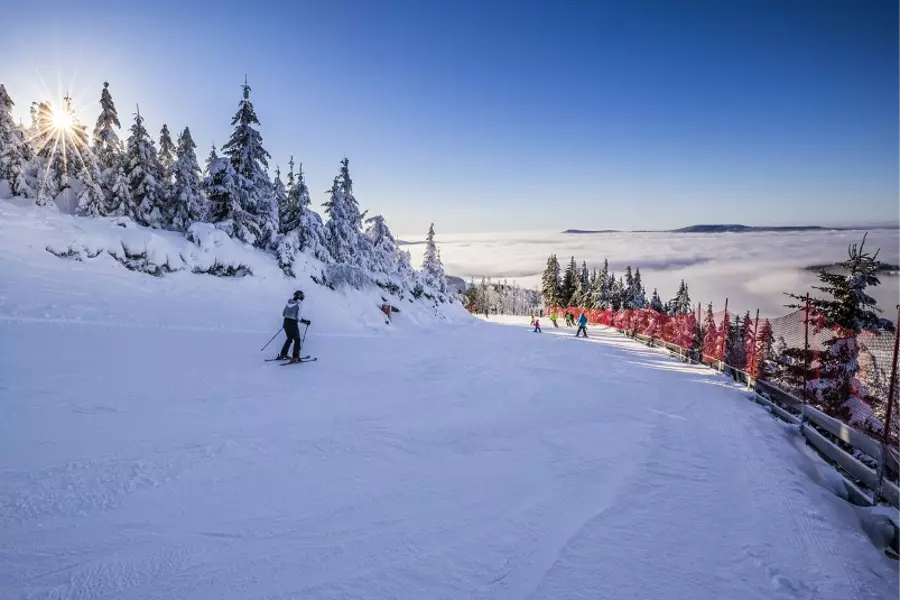 В Чехии открыли самый длинный горнолыжный склон