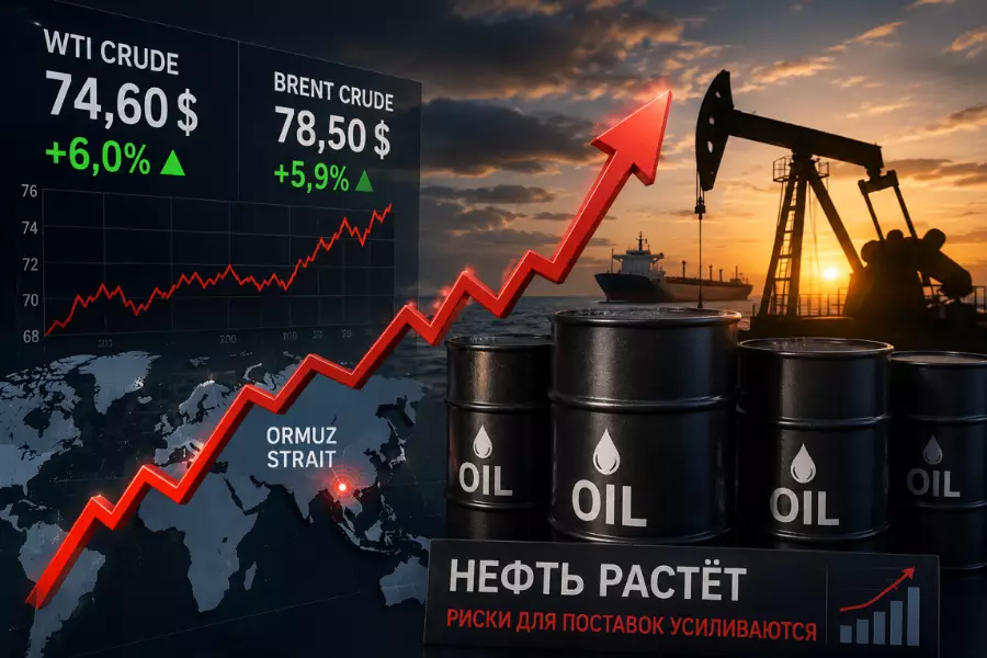 Нефть резко подорожала после нового витка конфликта США и Ирана